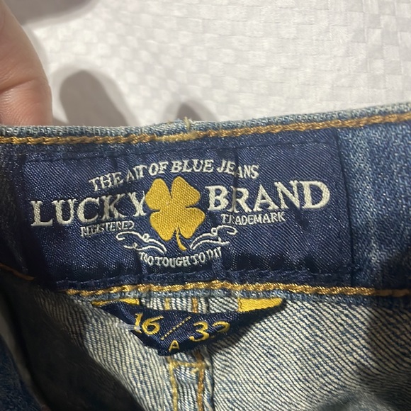 Lucky Brand jean sweet n low style mid rise easy fit 33 ankle nwt stretch blue - Picture 2 of 10